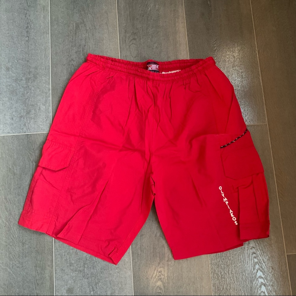 🔺SOLD🔺Mens Cargo Swimming Shorts , Exclusive Olympiakos Soccer Team
